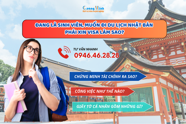 ĐANG LÀ SINH VIÊN MUỖN ĐI DU LỊCH NHẬT BẢN XIN VISA LÀM SAO?